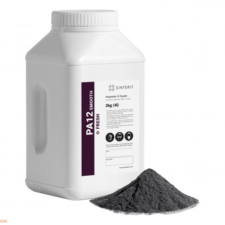 Poudre PA12 Smooth Fresh 2kg Gris Sinterit