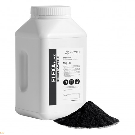 Poudre TPU Flexa Black 2kg Sinterit