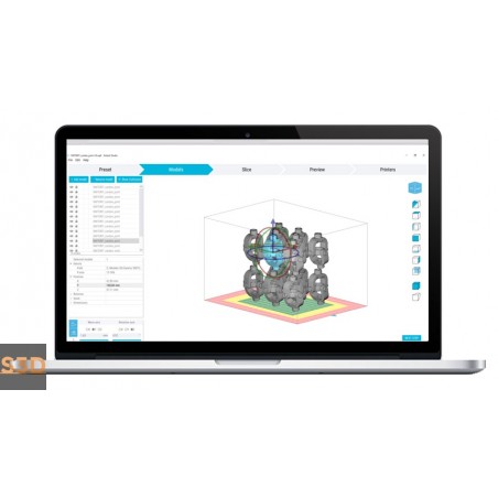 Logiciel Sinterit Studio version Advanced pour Sinterit Lisa Pro